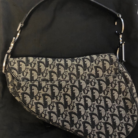 VINTAGE DIOR SADDLE SHOULDER BAG - Picture 2 of 2